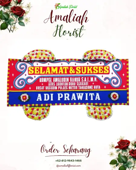 Papan Bunga Ucapan Selamat Lawak